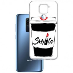 Etui na Xiaomi Redmi Note 9 - Kubek z kawą Smile