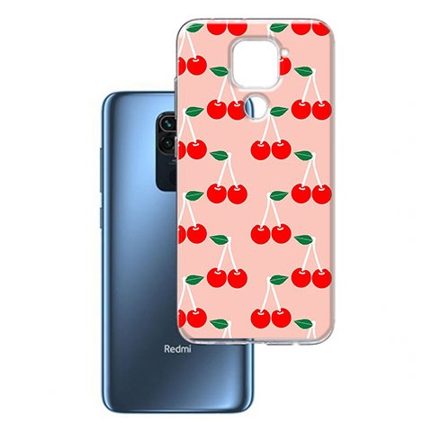 Etui na Xiaomi Redmi Note 9 - Czerwone wisienki