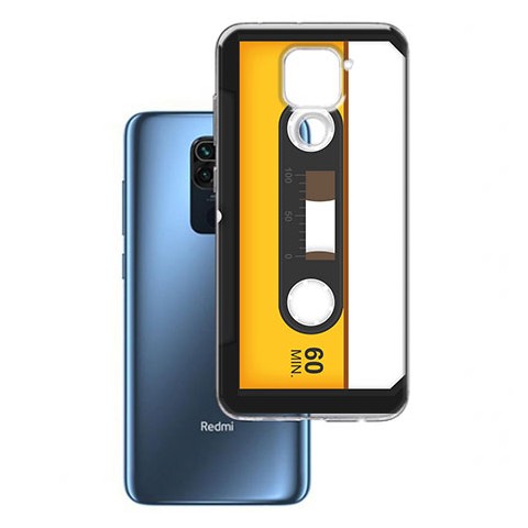 Etui na Xiaomi Redmi Note 9 - Kaseta magnetofonowa retro