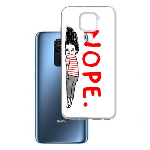 Etui na Xiaomi Redmi Note 9 - z napisem Nope