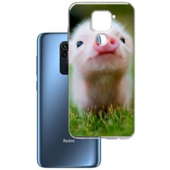 Etui na Xiaomi Redmi Note 9 - Wesoła mała świnka