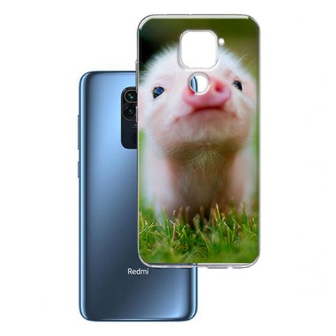 Etui na Xiaomi Redmi Note 9 - Wesoła mała świnka