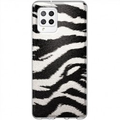Etui na Samsung Galaxy A42 5G - Biało Czarna Zebra