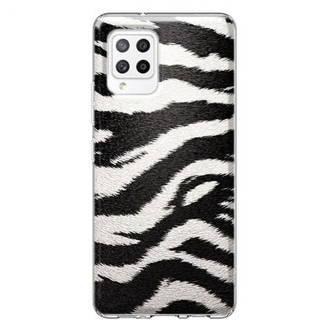 Etui na Samsung Galaxy A42 5G - Biało Czarna Zebra