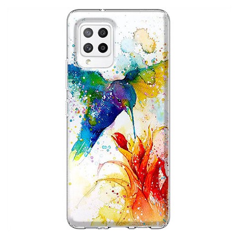 Etui na Samsung Galaxy A42 5G - Waterkolor ptak koliber