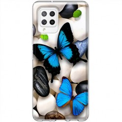 Etui na Samsung Galaxy A42 5G - Niebieskie motyle