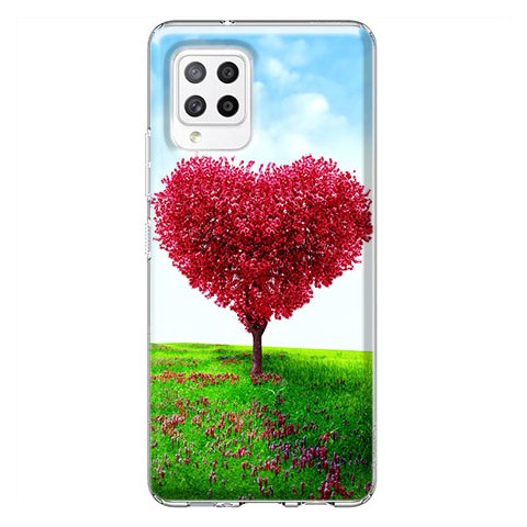 Etui na Samsung Galaxy A42 5G - Czerwone drzewo serce
