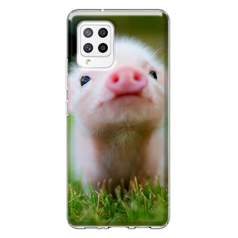 Etui na Samsung Galaxy A42 5G - Wesoła mała świnka