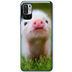 Etui na Xiaomi Redmi Note 10 5g - Wesoła mała świnka