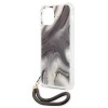 Oryginalne Etui GUESS Hardcase GUHCP12LKSMAGR do iPhone 12 PRO MAX (Kolekcja Marble / szary + sznur)