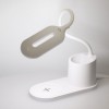 Lampka biurkowa LED + ładowarka indukcyjna 10W CFTD03 biała