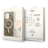 Oryginalny Zestaw GUESS GUBPP13LH4EACSW do iPhone 13 Pro (Bundle Pack Magsafe: Case + Charger / 4G / Złoty - Brązowy)