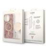 Oryginalny Zestaw GUESS GUBPP14XHJEACSP do iPhone 14 Pro Max (Bundle Pack Magsafe: Case + Charger / IMG Jungle / Złoty - Różowy)