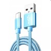 Pleciony Kabel do Szybkiego Ładowania telefonu USB - C Ładowarka - Niebieski