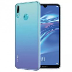 Huawei Y7 2019 - silikonowe etui na telefon Clear Case - przezroczyste.