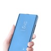 Etui na Huawei P30 Lite - Clear View - z klapką flip - Niebieski
