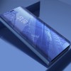 Etui na LG K61 - Clear View - z klapką flip - Niebieski