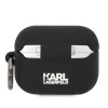 Oryginalne Etui KARL LAGERFELD KLAPRUNIKK do Apple Airpods Pro (3D Sil NFT Karl / czarny)