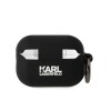 Oryginalne Etui KARL LAGERFELD KLAP2RUNIKK do Apple Airpods Pro 2 (3D Sil NFT Karl / czarny)