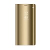 Etui na LG K61 - Clear View - z klapką flip - Złoty