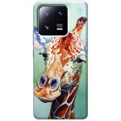 Etui na Xiaomi 13 Pro - Waterkolor żyrafa