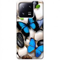 Etui na Xiaomi 13 Pro - Niebieskie motyle