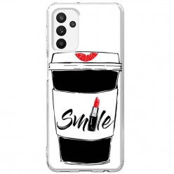 Etui na Samsung Galaxy A13 5G - Kubek z kawą Smile