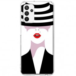 Etui na Samsung Galaxy A13 5G - Kobieta w kapeluszu