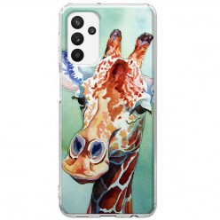 Etui na Samsung Galaxy A13 5G - Waterkolor żyrafa