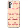 Etui na Samsung Galaxy A13 5G - Różowe flamingi