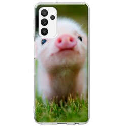 Etui na Samsung Galaxy A13 5G - Wesoła mała świnka