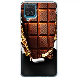 Etui na Samsung Galaxy A12 - Tabliczka czekolady