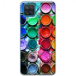 Etui na Samsung Galaxy A12 - Kolorowe farbki