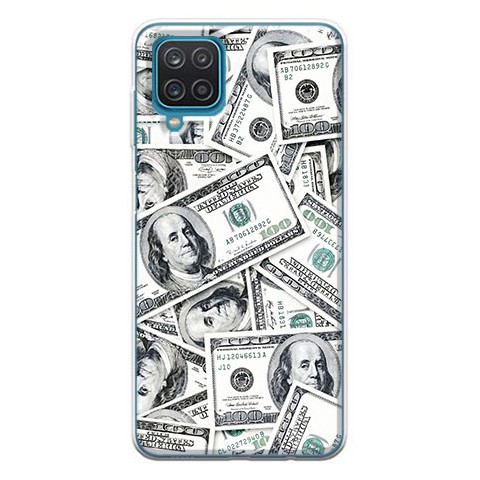 Etui na Samsung Galaxy A12 - Banknoty dolary 100