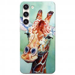 Etui na Samsung Galaxy S23 Plus - Waterkolor żyrafa