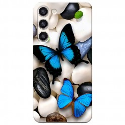 Etui na Samsung Galaxy S23 Plus - Niebieskie motyle