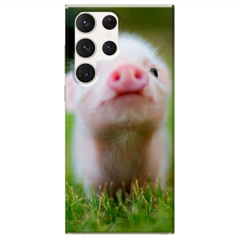 Etui na Samsung Galaxy S23 Ultra - Wesoła mała świnka