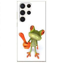 Etui na Samsung Galaxy S23 Ultra - Komiksowa żaba