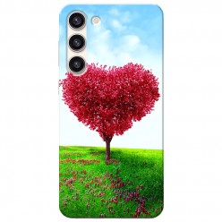 Etui na Samsung Galaxy S23 - Czerwone drzewo serce