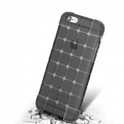 Silikonowe etui Cube na iPhone 6 / 6s - czarny.