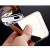 Silikonowe etui lustrzane mirror do iPhone 6 / 6s - złoty.