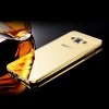 Etui na Galaxy A7 Mirror bumper case - Złoty
