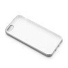 Platynowane etui na iPhone 5 / 5s silikon SLIM - srebrny.