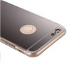 Silikonowe etui lustrzane mirror do iPhone 5 / 5s - czarny