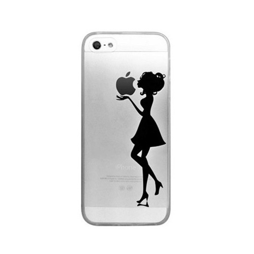 Silikonowe etui z nadrukiem na iPhone SE - Kobieta.
