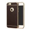 Platynowane etui na iPhone 6 / 6s SLIM Leather - brązowy.