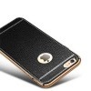 Platynowane etui na iPhone 6 Plus / 6s Plus SLIM Leather - czarny.