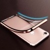 Platynowane etui na iPhone 7 silikon SLIM - różowy.
