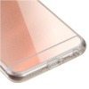 Silikonowe etui lustrzane mirror do iPhone 6 / 6s - rose gold.