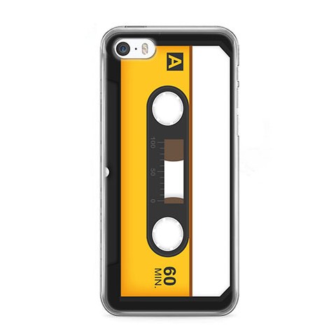 Etui na telefon iPhone 5 / 5s - retro kaseta magnetofonowa.